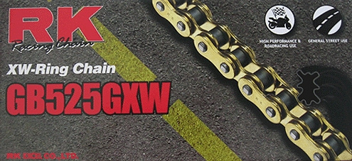 RK - 525GXW Gold - Road Bike Chain