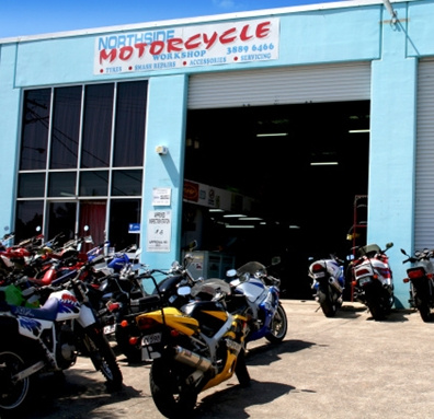 motorbike shop north camp