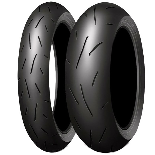 DUNLOP Sportmax Alpha 14Z Motorcycle Tyres 120/70-17 & 180/55-17 Pair